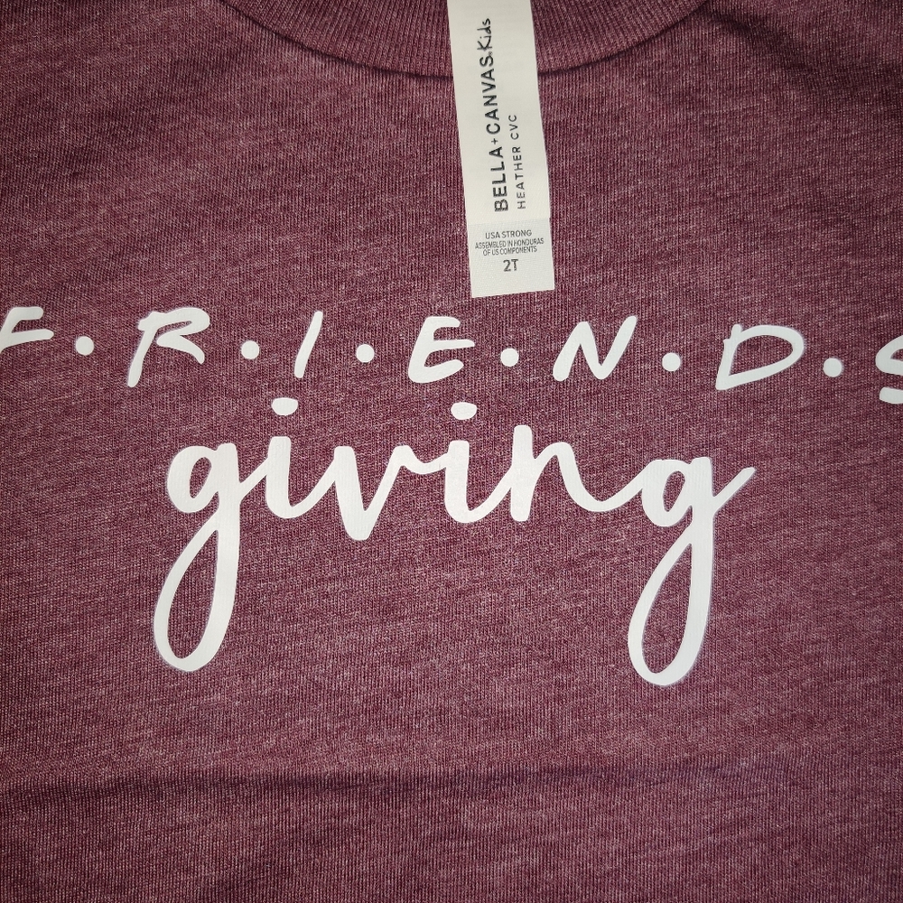 "friends giving " shirt - Picture 2 of 3